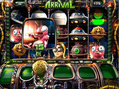 La machine à sous Arrival - Betsoft Gaming.